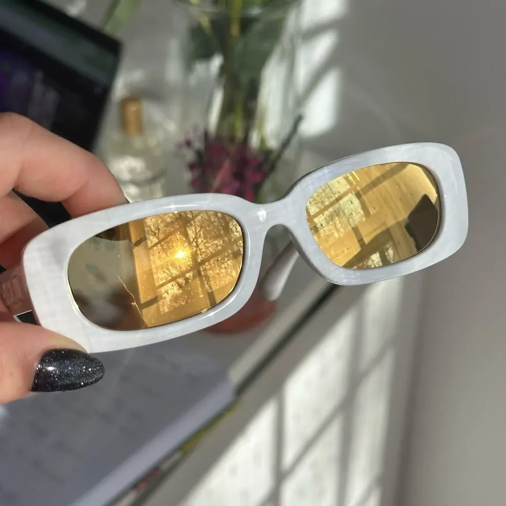 NEW DOLCE&GABBANA KIDS Sunglasses DX6006U 33127P White Brown Mirror Gold
